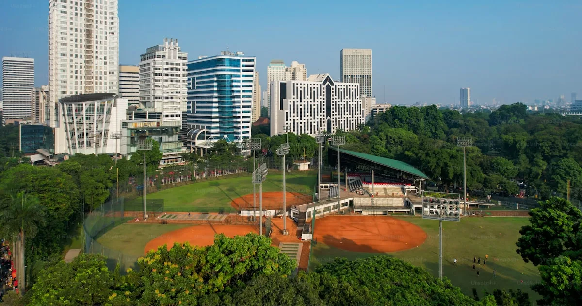 Warehouse district in Jakarta showing modern logistics facilities used by ecommerce sellers