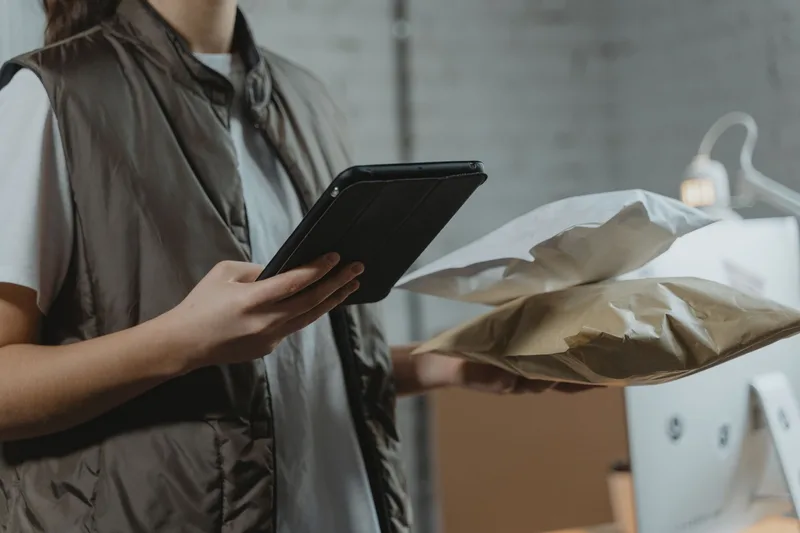 Tech workspace with monitor representing the software environment for inventory tracking program subscriptions