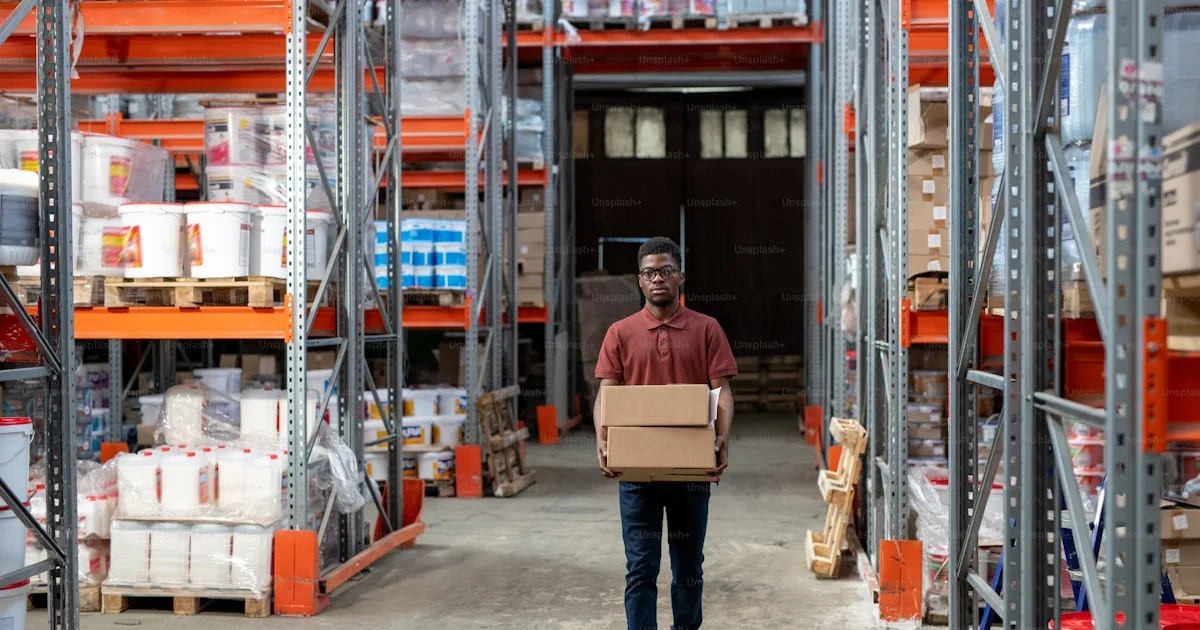 Pick and pack process in a Philippine ecommerce warehouse showing order picking and packing stations